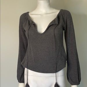Bohemian Wishlist Grey Top